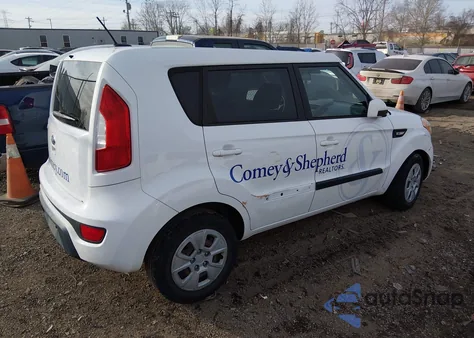 2013 Kia Soul z USA, uszkodzony, nr VIN KNDJT2A54D7770040